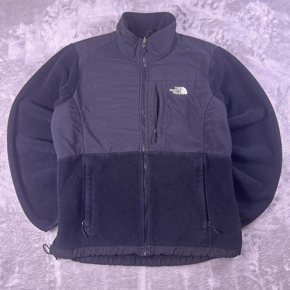 The North Face Denali Fleece Jacket Women’s M-L Black Full Zip Outdoor